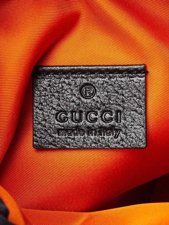 Gucci Orange GG Nylon Off The Grid Backpack Bag main image 4